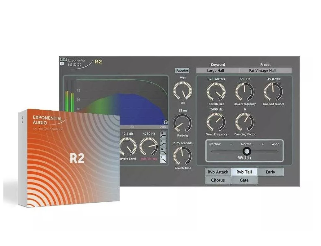 iZotope / Exponential Audio R2  Stereo  Exponential Audio Reverb